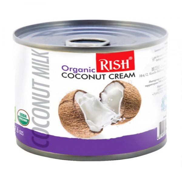 Rish Кокосовые сливки, жирность 20-22% 225 мл...