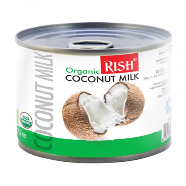 Rish Кокосовое молоко, жирность 5-7% 225 мл...