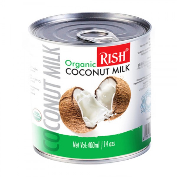 Rish Кокосовое молоко, жирность 5-7% 400 мл