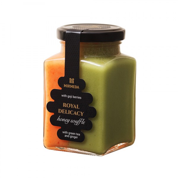 Мусихин. Мир мёда Мёд-суфле `Ягода годжи, зелёный чай и имбирь` 340 г