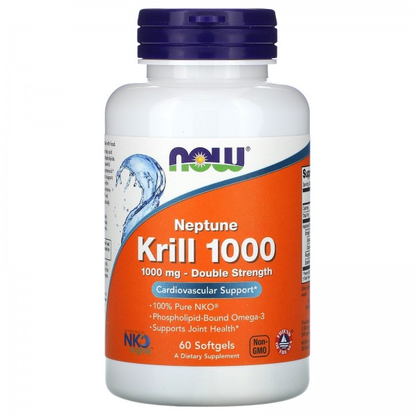 Now Foods Крилевый жир Neptune Krill 1000 1000 мг ...
