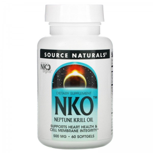 Source Naturals NKO крилевый жир Neptune 500 мг 60...
