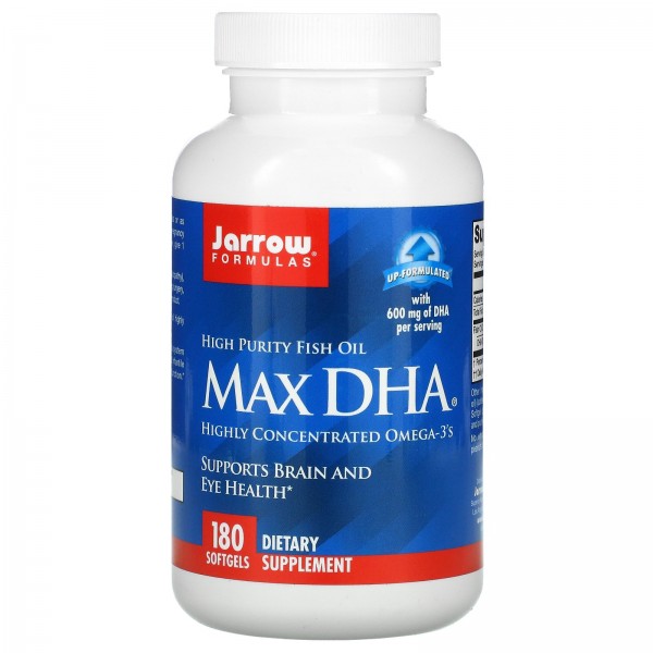 Jarrow Formulas Max DHA 180 мягких таблеток