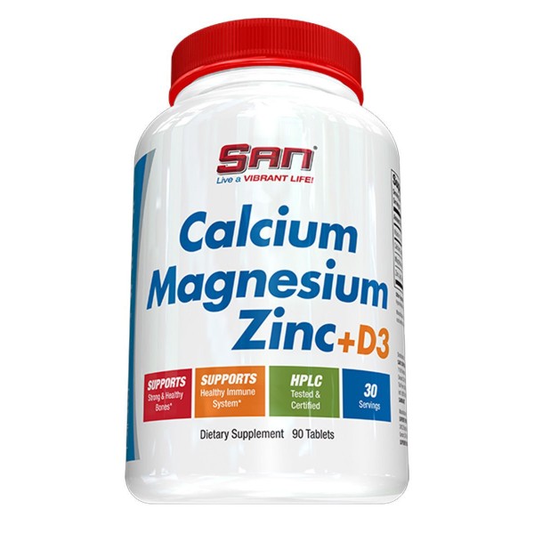 SAN Кальций-магний-цинк с витамином D3 90 таблеток