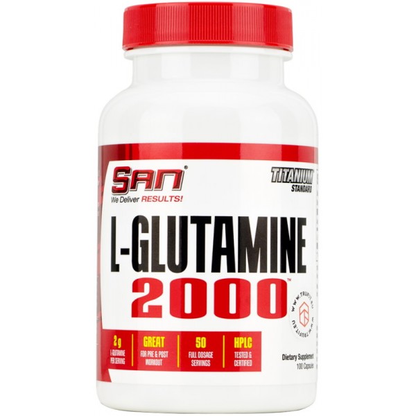 SAN L-Глютамин 2000 мг 100 капсул