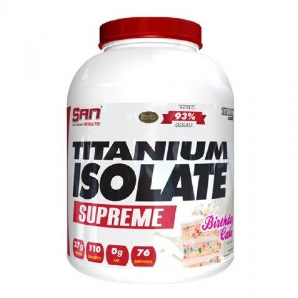 SAN Протеин Titanium Isolate Supreme 2270 г Праздничный торт