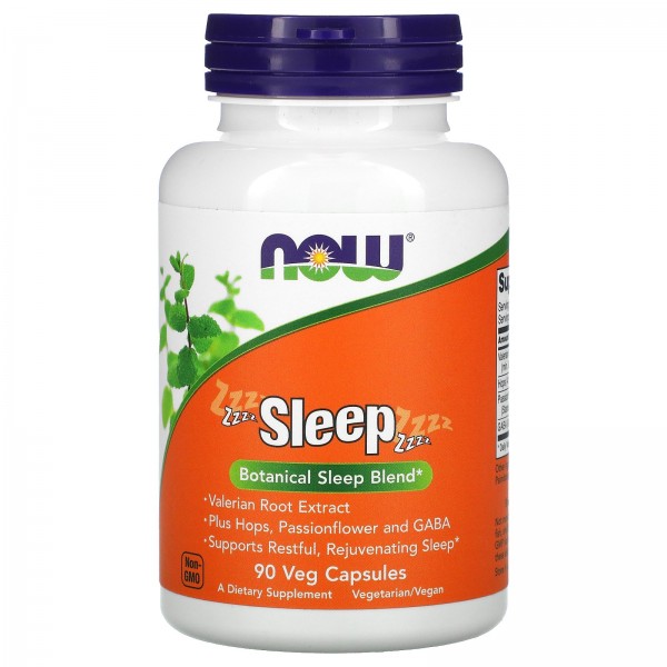 Now Foods Sleep растительная смесь для сна 90растительных капсул