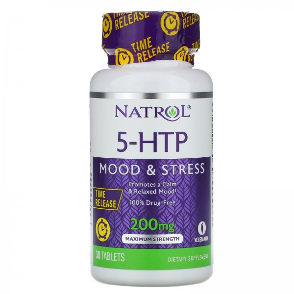 Natrol 5-HTP медленное высвобождение максимальная ...