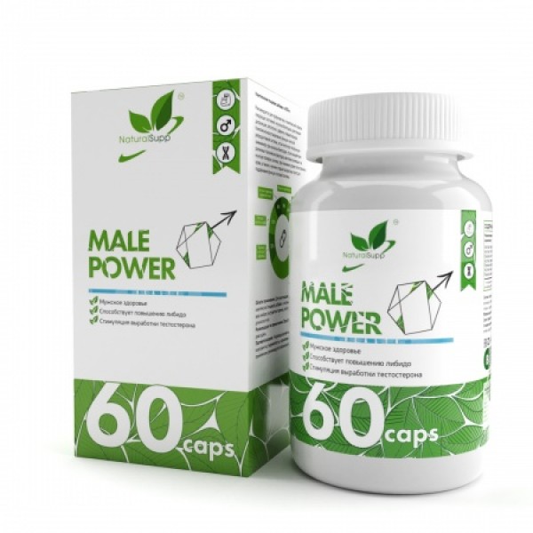NaturalSupp Мужские витамины Male power 60 капсул...