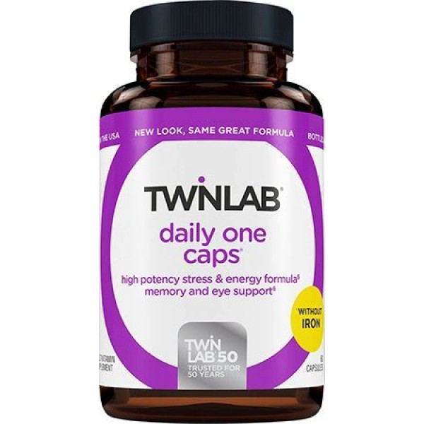 Twinlab Мультивитамины Daily One без железа 60 кап...