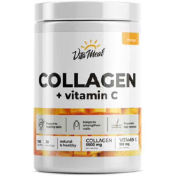 VitaMeal Коллаген с витамином C 180 г Малина