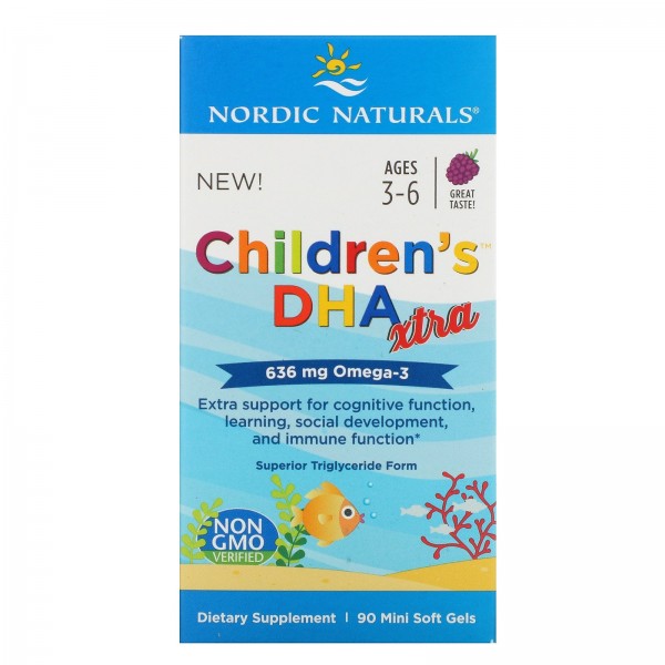 Nordic Naturals Children's DHA Xtra для детей от 3...
