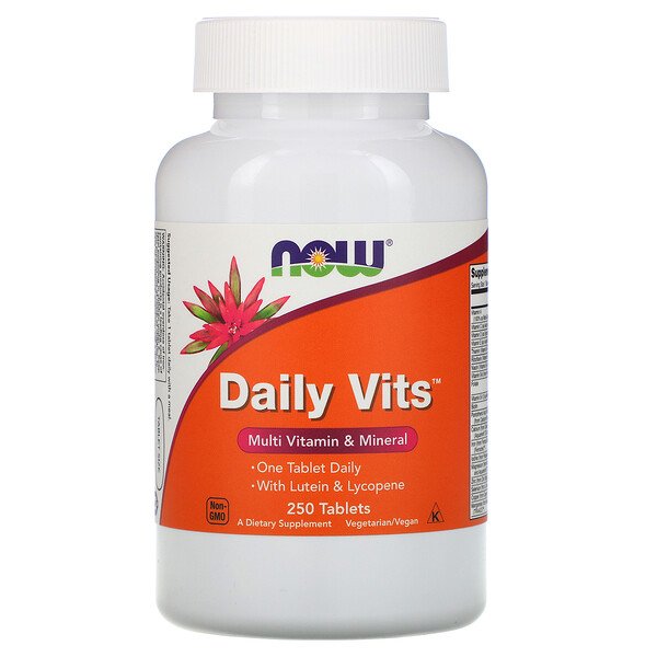 Now Foods Мультивитамины Daily Vits 250 таблеток...