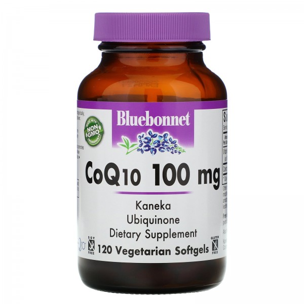 Bluebonnet Nutrition CoQ10 100 мг 120 желатиновых капсул