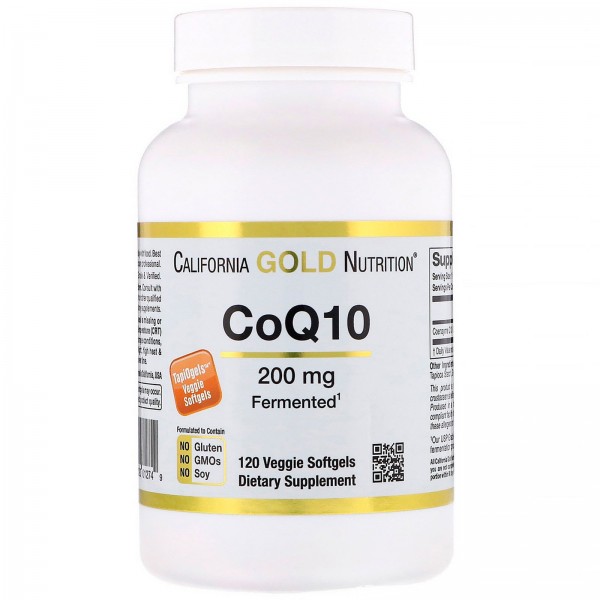 California Gold Nutrition Коэнзим Q10 200 мг 120 р...