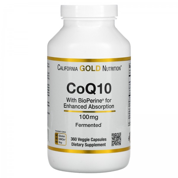 California Gold Nutrition Коэнзим Q10 с экстрактом...