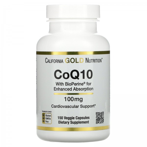 California Gold Nutrition Коэнзим Q10 фармацевтиче...