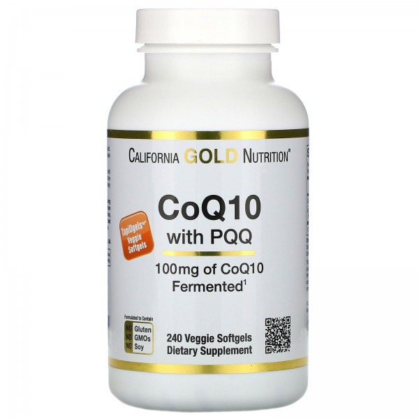 California Gold Nutrition Коэнзим Q10 100 мг пирро...