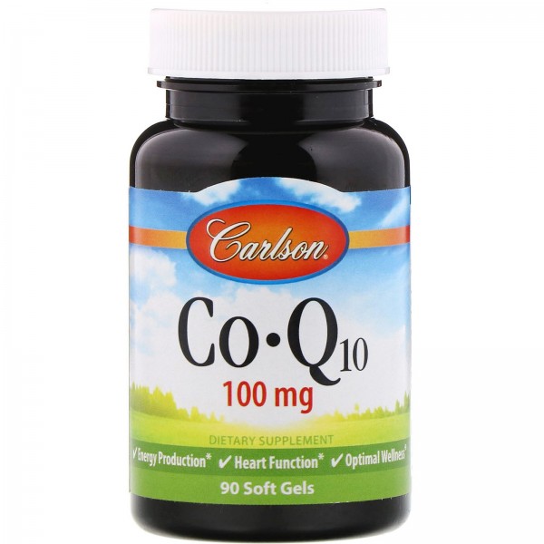 Carlson Labs Коэнзим Q10 100 мг 90 софтгель...