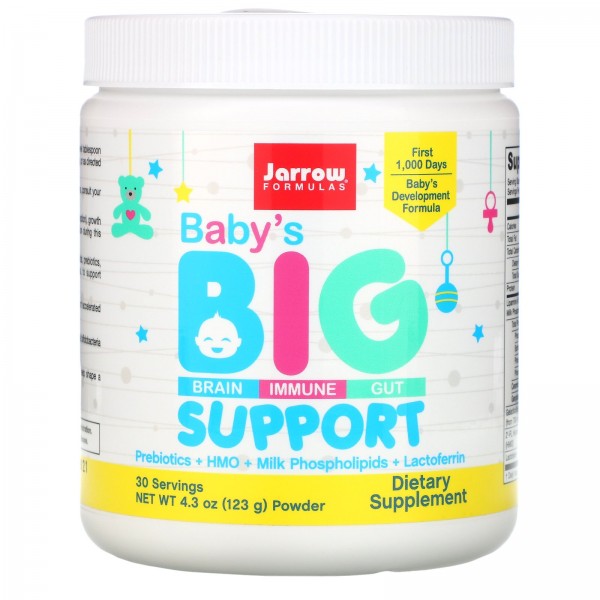 Jarrow Formulas Иммунная формула для детей Baby’s Big Support Powder 123 г