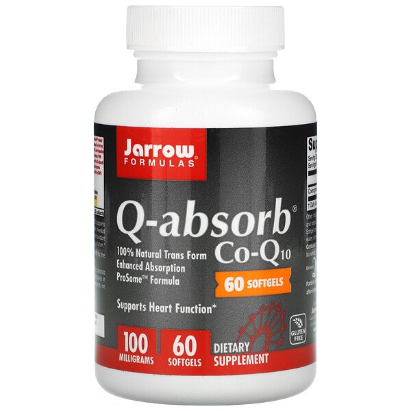 Jarrow Formulas Q-absorb коэнзим-Q10 100 мг 60 кап...