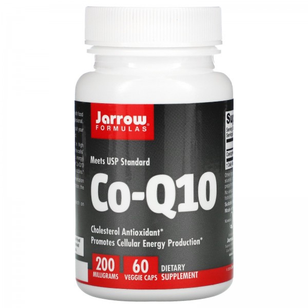 Jarrow Formulas коэнзим Q10 200 мг 60 вегетарианских капсул