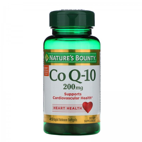 Nature's Bounty Co Q-10 200 mg 45 Rapid Release Softgels