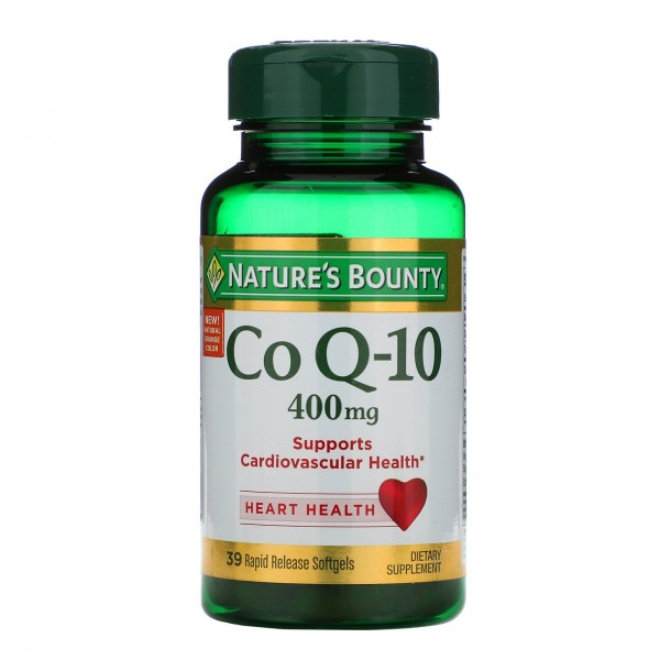 Nature's Bounty CoQ10 400 мг 39 мягких таблеток