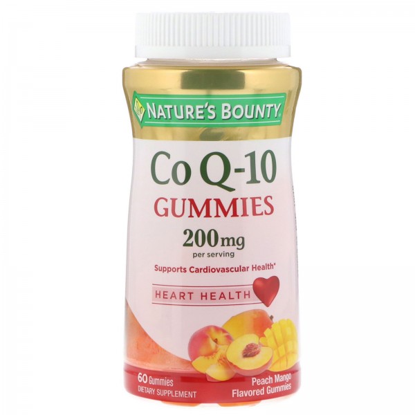 Nature's Bounty Коэнзим Q10 100 мг Персик-манго 60 жевательных таблеток
