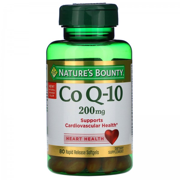 Nature's Bounty Коэнзим Q10 200 мг 80 мягких желат...