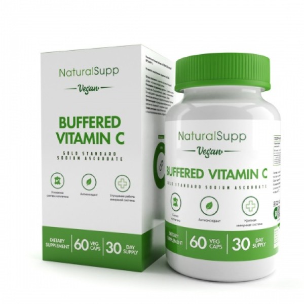 NaturalSupp Витамин С 900 мг Аскорбат натрия 60 капсул