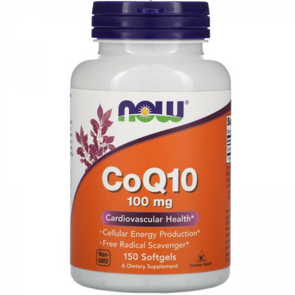 Now Foods Коэнзим Q10 100 мг 150 капсул