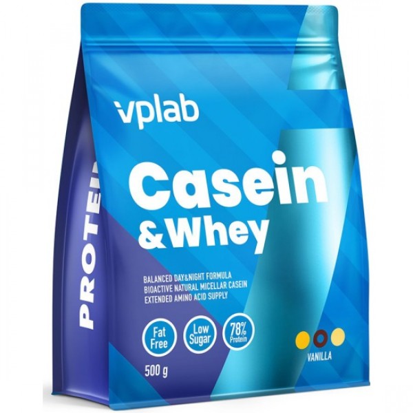 VP Laboratory Протеин Casein&Whey 500 г Ваниль...