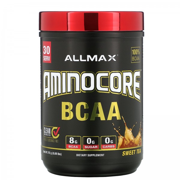 ALLMAX Nutrition AMINOCORE BCAA Sweet Tea 0.69 lbs...