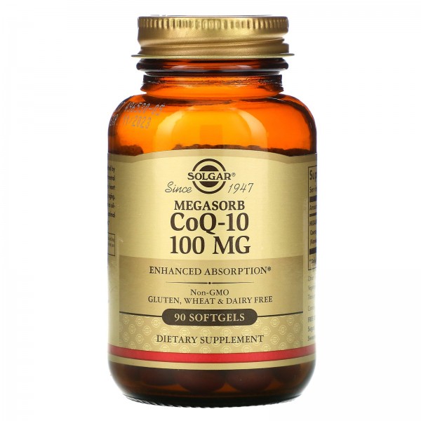 Solgar Коэнзим Q10 Megasorb CoQ-10 100 мг 90 капсул