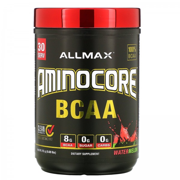 ALLMAX Nutrition AMINOCORE BCAA Арбуз 315 г