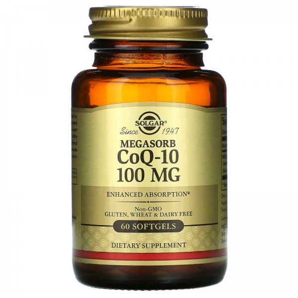 Solgar Megasorb с коэнзимомQ-10 100 мг 60 капсул