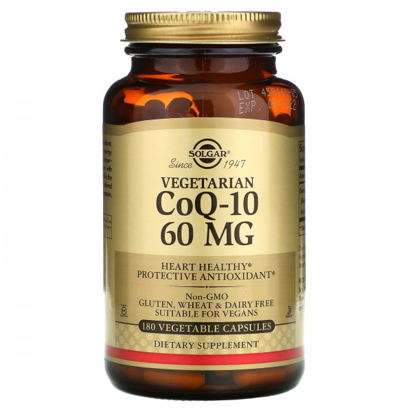 Solgar Коэнзим CoQ-10 60 мг 180 растительных капсу...