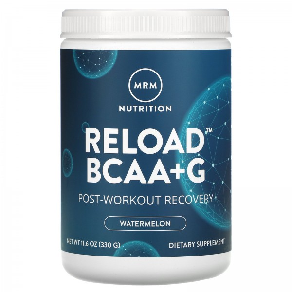 MRM Reload BCAA+G Post-Workout Recovery Watermelon 11.6 oz (330 g)
