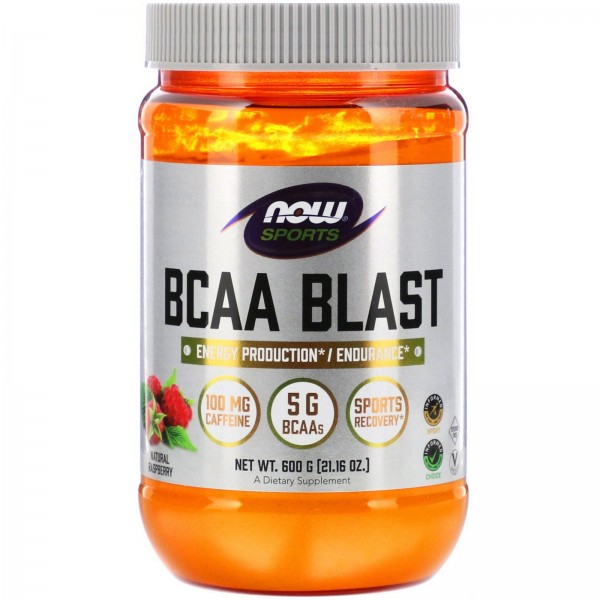 Now Foods Sports BCAA Blast натуральная малина 600...