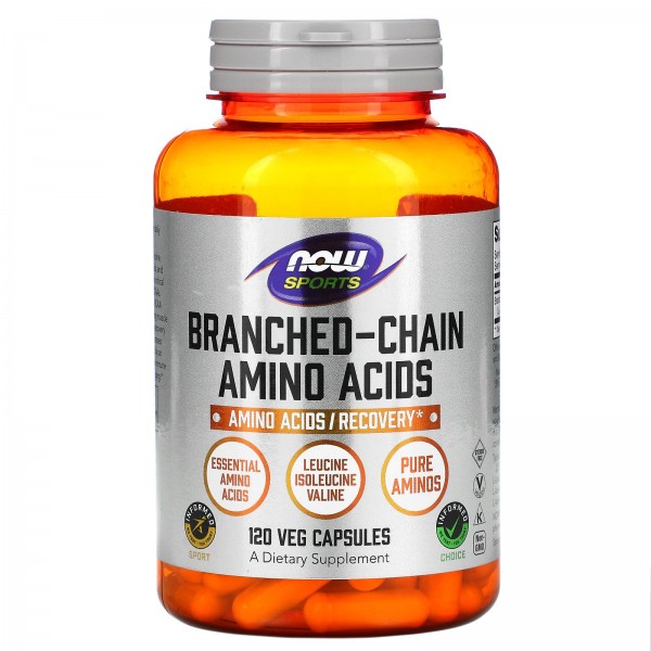 Now Foods Sports Branched-Chain Amino Acids 120 Ve...