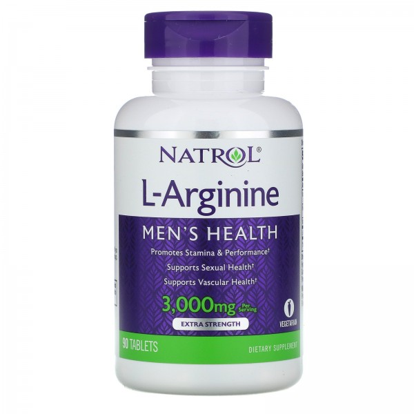 Natrol L-аргинин 3000мг 90таблеток
