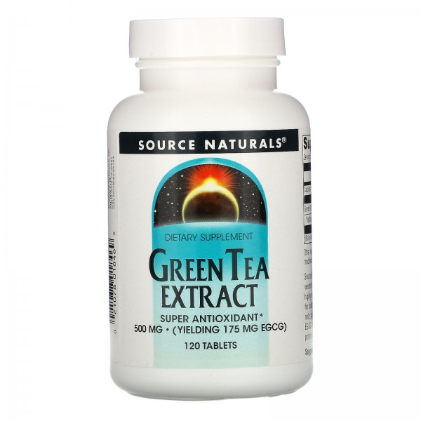Source Naturals Экстракт зелёного чая 500 мг 120 т...