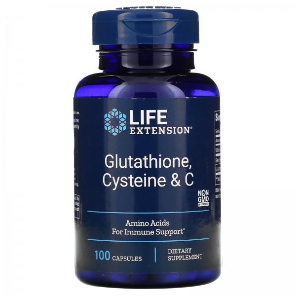 Life Extension глутатион цистеин и витамин С 100 к...