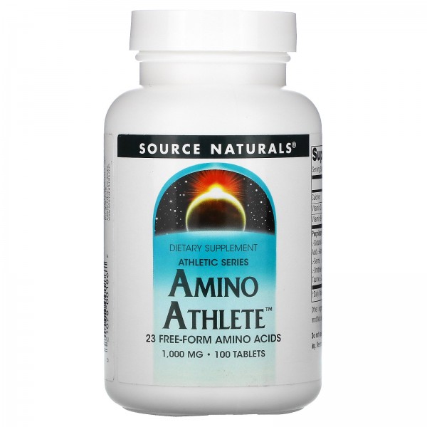 Source Naturals AthleticSeries AminoAthlete комплекс аминокислот 1000мг 100таблеток