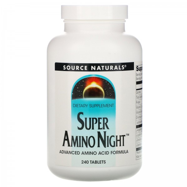 Source Naturals Super Amino Night 240 таблеток...