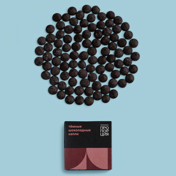 Пропорция Капли шоколадные тёмные 50 г