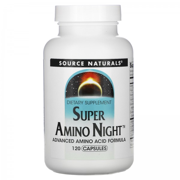 Source Naturals Super Amino Night формула с аминок...