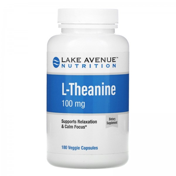Lake Avenue Nutrition L-теанин 100мг 180растительн...