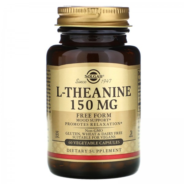 Solgar L-теанин 150 мг 60 растительных капсул...